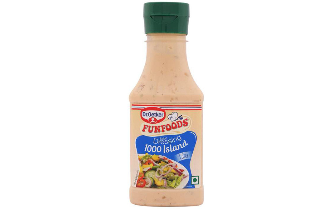 Dr. Oetker Fun foods Salad Dressing 1000 Island Lite   Bottle  260 grams